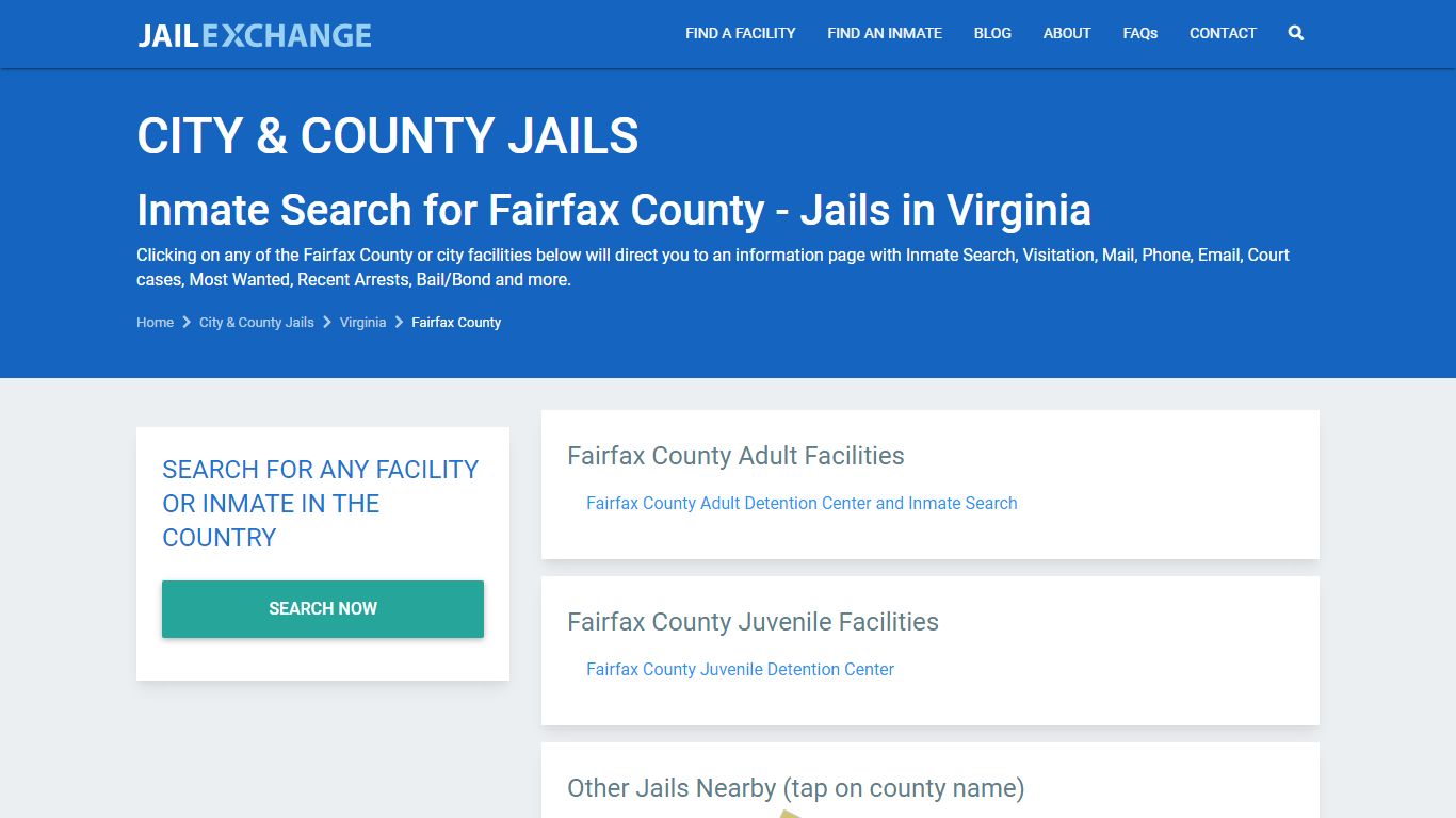 Fairfax County Jail Inmates | Arrests | Mugshots | VA